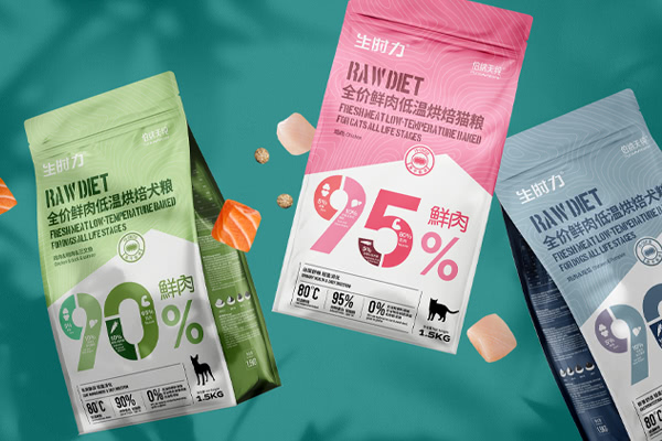 伯納天純 低溫烘焙糧包裝設計